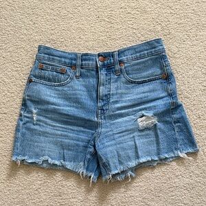 Madewell High-Rise Denim Shorts